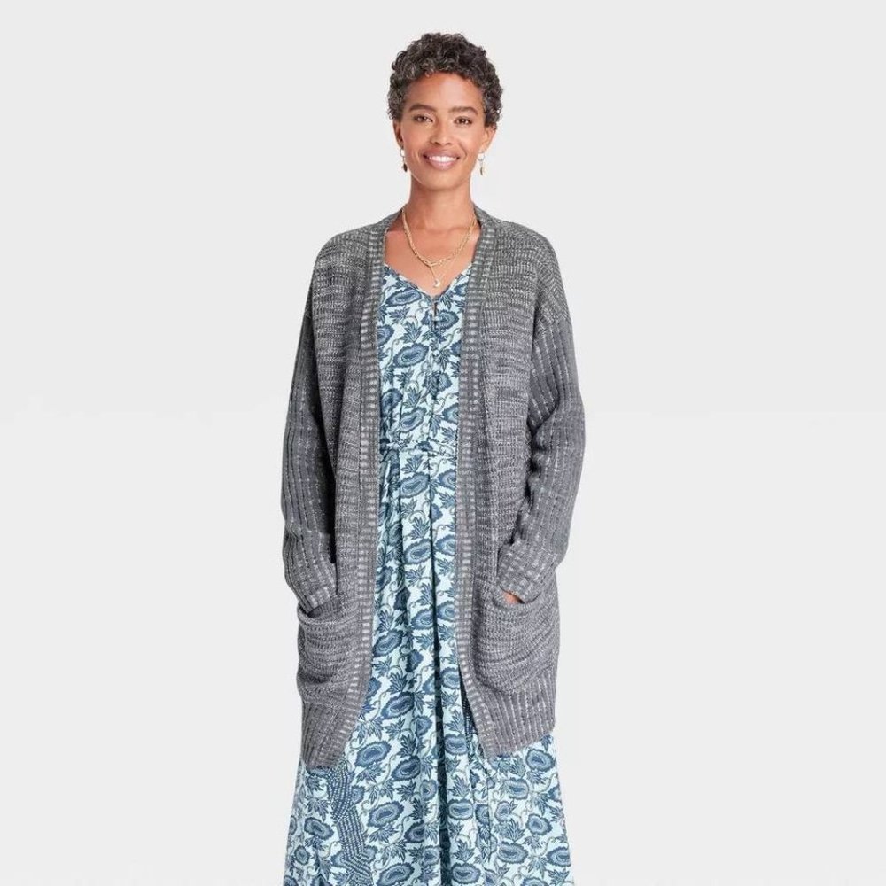 Womens XL - Knox Rose Marled Open Front Cardigan - NEW